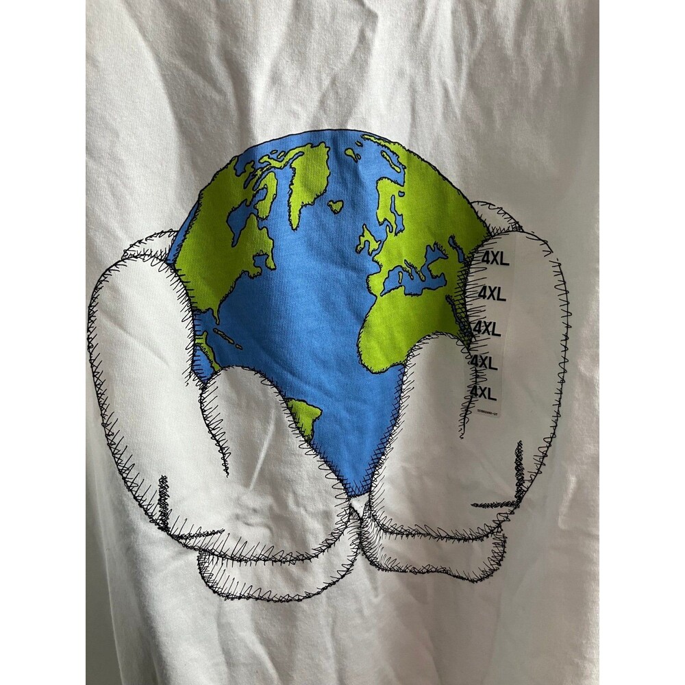 UNIQLO x KAWS UT Graphic T-Shirt White Unisex 4XL Peace for All 457869 NWT - Picture 3 of 6